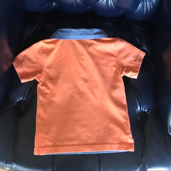 Gymboree Rock the Waves Chambray Color block Polo - Picture 4 of 5